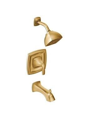 MOEN T2693BG Voss Posi-Temp 1-Handle Tub & Shower Faucet Trim - Brushed Gold